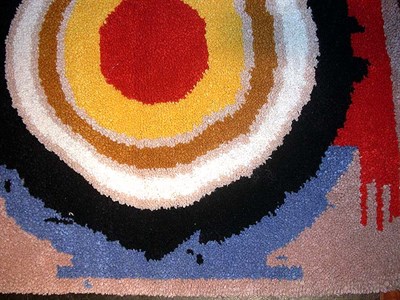 Lot 566 - Hand Tufted Rug Contemporary; Together with...