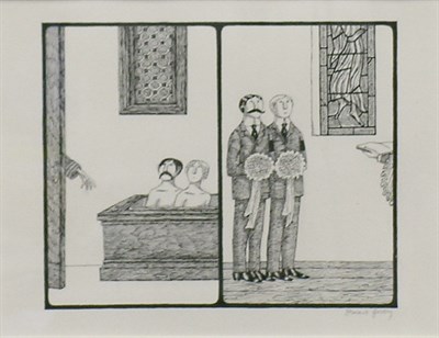 Lot 35 - Edward Gorey American, 1929-2000 HAPPY ENDING...