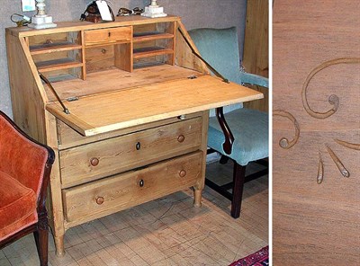Lot 380 - Country Pine Desk