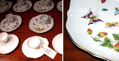 Lot 254 - Group of Porcelain Snack Sets Approximately...