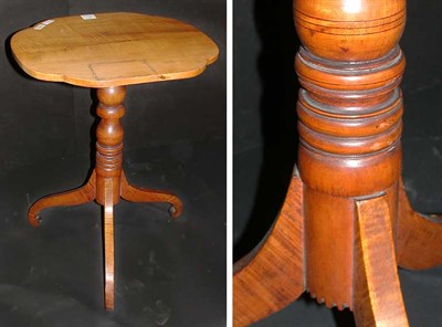 Lot 197 - Federal Cherry Tilt-Top Tripod Candlestand...