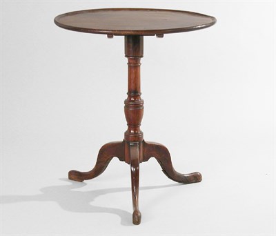 Lot 103 - Chippendale Mahogany Tilt-Top Tripod Table...