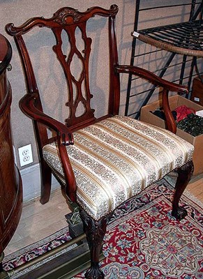 Lot 269 - Set of Six George III Style Upholstered...