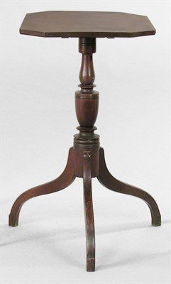 Lot 112 - Federal Stained Maple Tripod Folding Stand New...