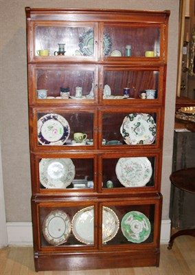 Lot 329 - Edwardian Mahogany Barrister Bookcase