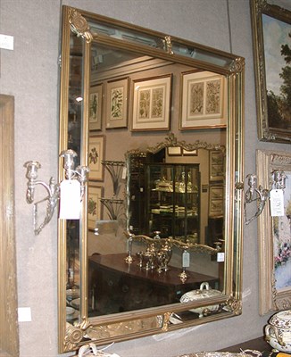 Lot 336 - Gilt Decorated Mirror