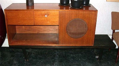 Lot 143 - Walnut Hi-Fi Cabinet on Stand Designed by...