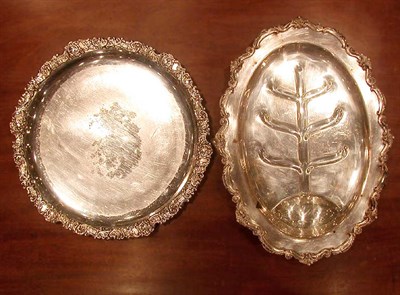 Lot 306 - Miscellaneous Group of Silver Plated Trays and...
