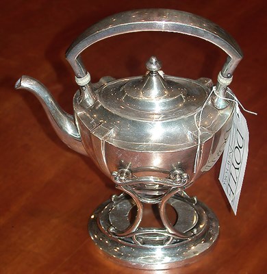 Lot 320 - Sterling Silver Teapot on Stand Approximately...