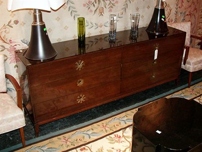 Lot 155 - Walnut Double Chest of Drawers Designed by...
