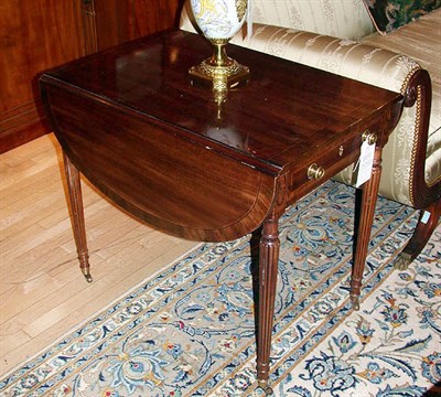 Lot 475 - Regency Style Mahogany Pembroke Table
