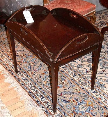 Lot 481 - Georgian Style Mahogany Tray Table