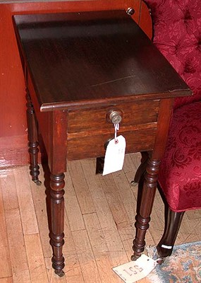 Lot 521 - Regency Style Mahogany Work Table