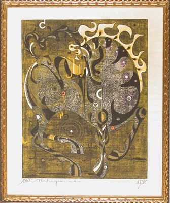 Lot 343 - Tadashi Nakayama [HORSE] Color woodcut, 1967,...