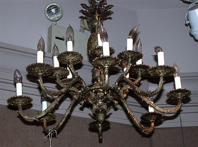 Lot 430 - Louis XV Style Gilt-Metal Sixteen-Light...