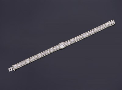 Lot 415 - Diamond Line Bracelet