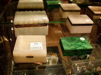 Lot 372 - Group of Six Hinged Boxes