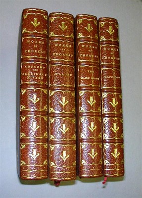 Lot 182 - THOREAU, HENRY DAVID Writings 11 vols. 8vo,...