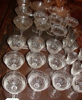 Lot 540 - Large Group of Colorless Glass Table Ware