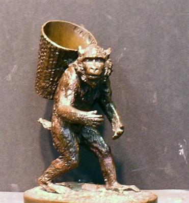 Lot 27 - Christophe Fratin French, 1801-1864 MONKEY...
