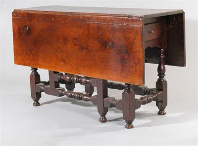 Lot 176 - William and Mary Walnut Gate Leg Table...