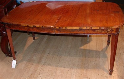 Lot 401 - Georgian Style Mahogany Dining Table
