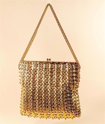 Lot 870 - Gilt-Metal Disc Handbag