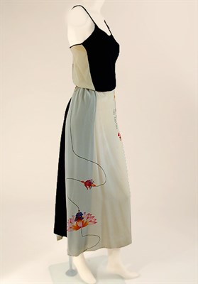 Lot 802 - Versace for Complice Surreal Print Silk Ensemble