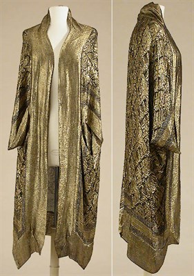 Lot 455 - Liberty Gold Lame Sleeveless Shrug