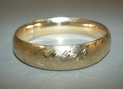Lot 22 - Gold Bangle Bracelet