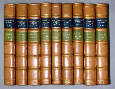 Lot 177 - TENNYSON, ALFRED LORD Poems Frontispiece in...