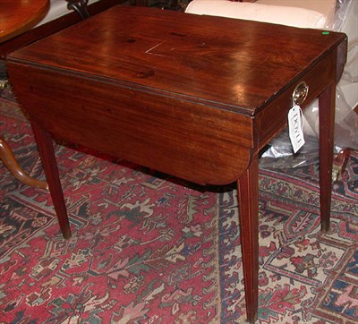 Lot 294 - Federal Inlaid Mahogany Pembroke Table...