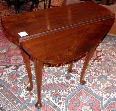 Lot 300 - Queen Anne Walnut Drop-Leaf Breakfast Table...