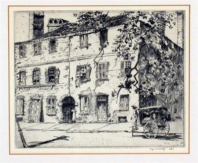 Lot 271A - Alfred Hutty [STREET SCENE, CHARLESTON]...