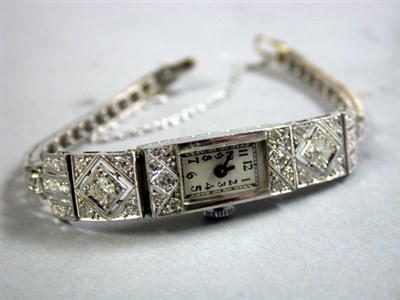 Lot 278 - Lady's Diamond Wristwatch