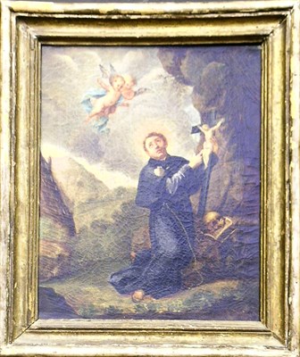 Lot 111 - Florentine School 18th Century HERMIT SAINT...