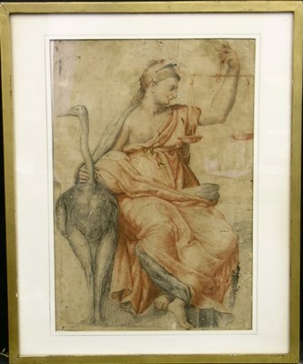 Lot 30 - Follower of Giulio Romano ALLEGORICAL FIGURE...