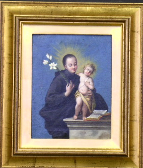 Lot 62 - After Guido Reni SAINT ANTHONY OF PADUA WITH...