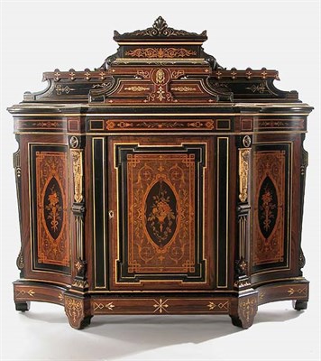 Lot 107 - Renaissance Revival Gilt-Bronze Mounted Inlaid...