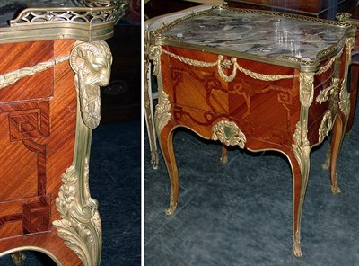 Lot 195 - Transitional Louis XV/Louis XVI Style...