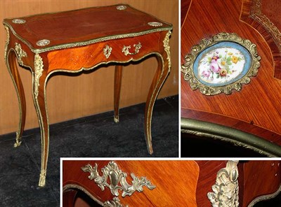 Lot 222 - Louis XV Style Gilt-Bronze Mounted Tulipwood...
