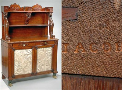 Lot 278 - Charles X Mahogany Sideboard Signed Jacob....
