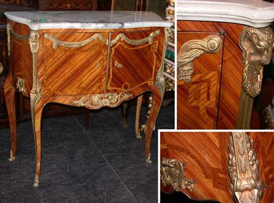 Lot 469 - Louis XV Style Gilt-Bronze Mounted Tulipwood...