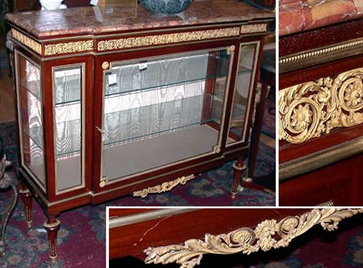 Lot 474 - Louis XVI Style Gilt-Bronze Mounted Mahogany...