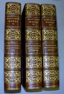 Lot 189 - WHITTIER, JOHN GREENLEAF Works Plates, some in...