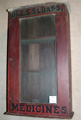 Lot 156 - Painted Wood Hanging Cabinet With a single...