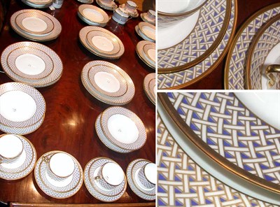Lot 474 - Ginori Gilt Decorated Porcelain Dinner Service...