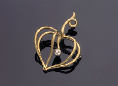 Lot 204 - Angela Cummings 18 kt. Yellow Gold and Diamond Chinese Lantern Brooch