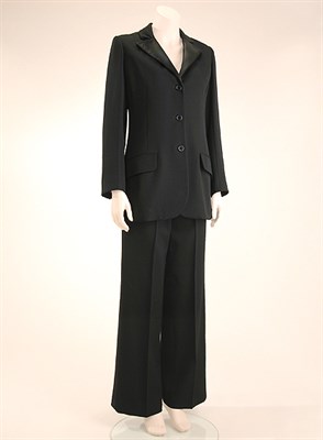 Lot 566 - Yves Saint Laurent Black Wool Tuxedo