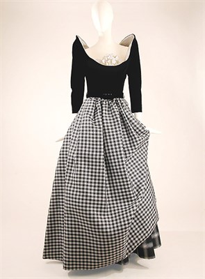 Lot 712 - Christian Lacroix Haute Couture Black and White Ballgown